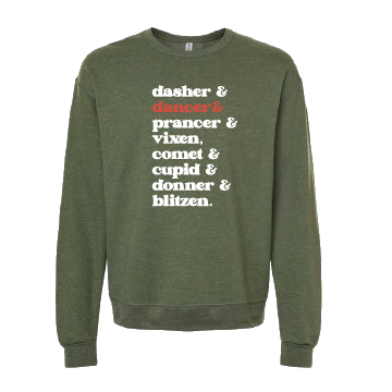 Reindeer Crewneck Sweatshirt