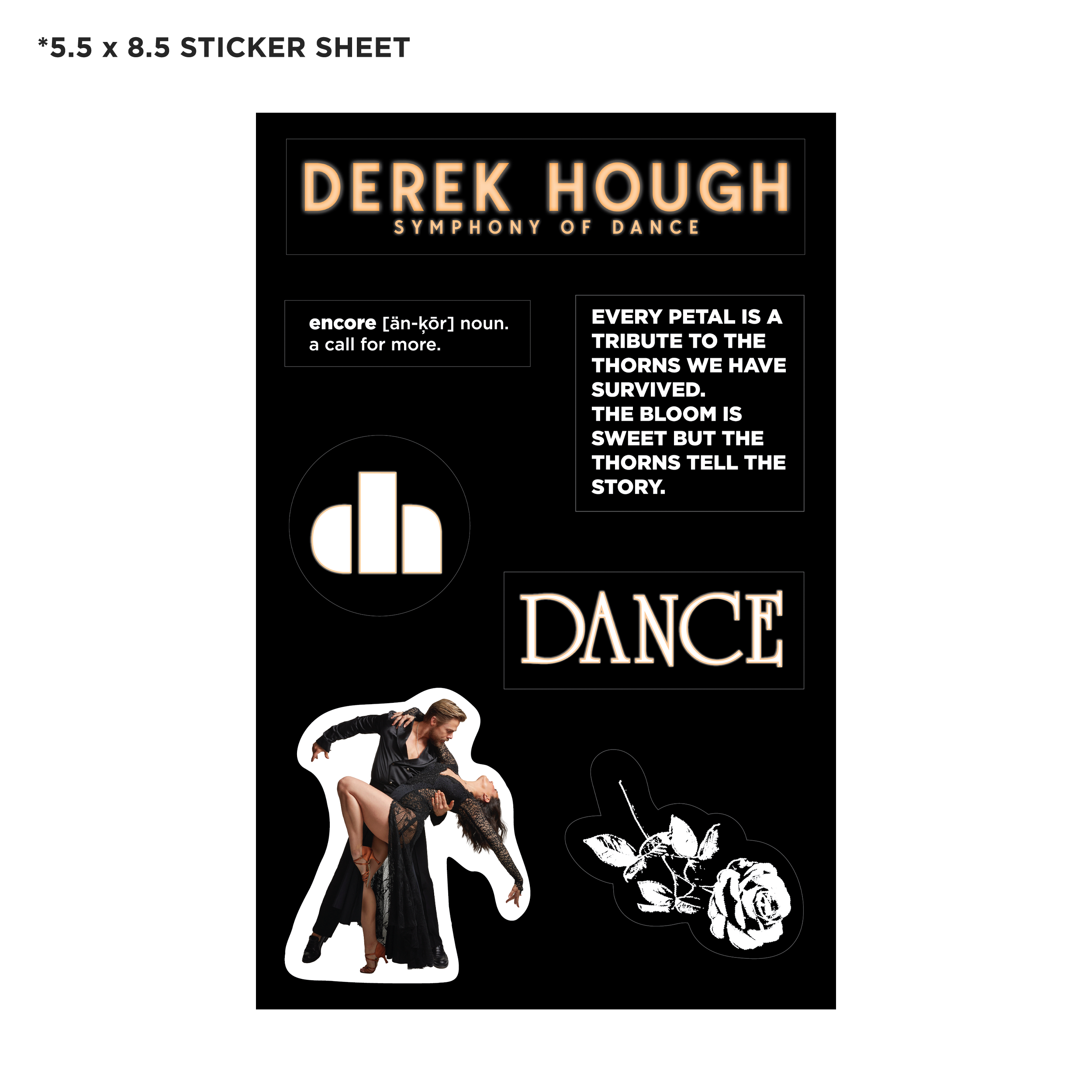 Symphony Of Dance Sticker Sheet