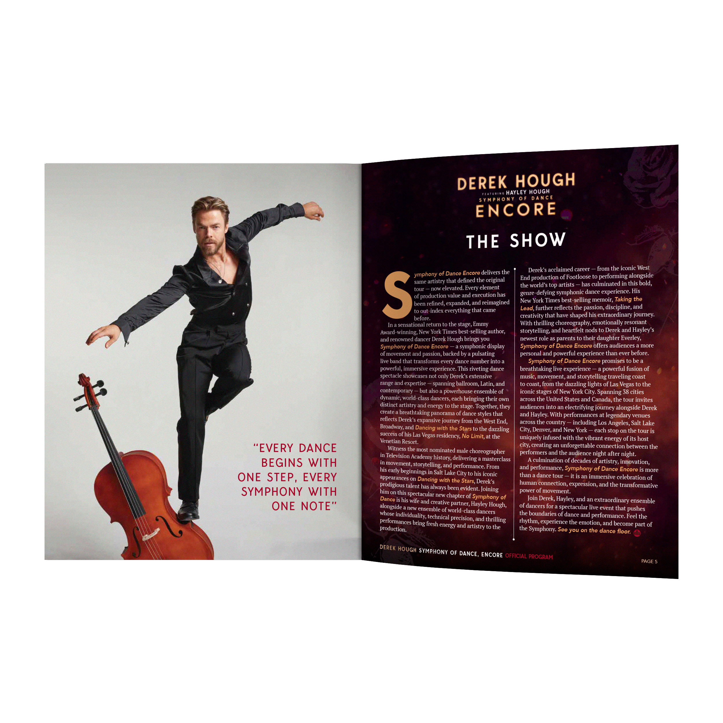 Encore Official Program - Signed